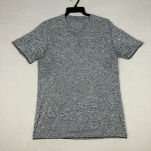 Lululemon Mens Size Large Metal Vent Tech Short Sleeve Shirt Gray Running Sports